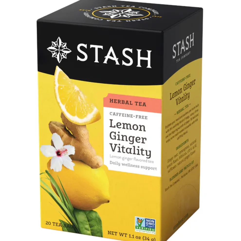 Lemon Ginger Vitality Herbal Tea